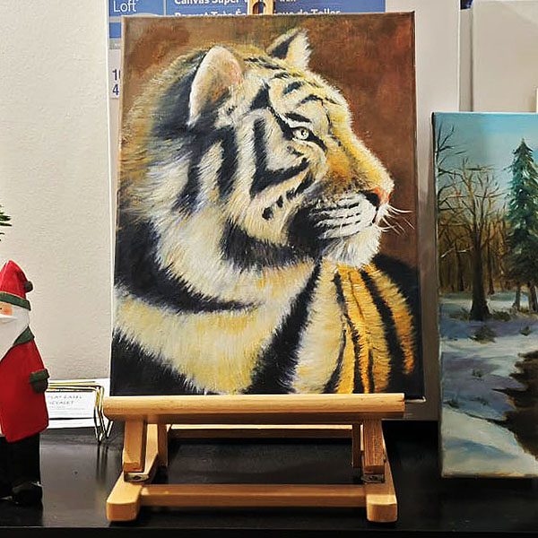 Tiger Oil Paint